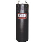 Ringside Leather Heavy Bag - Filled (Black), Large-X-Large