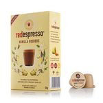 Red Espresso - Vanilla Rooibos Tea Pods (10 Capsules), Nespresso Compatible, 100% Natural, Vegan, Gluten Free, No Added Sugar (50g)