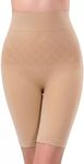 Lookslady Designer Skin Color Shapewear for Women Tummy and Thigh Free Size (XL)