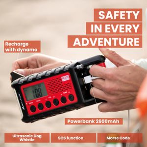 Midland ER300 Emergency Power Bank – Portable Hand Crank Radio