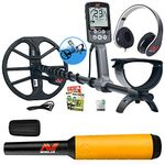 Minelab Equinox 600 Multi-IQ Underwater Metal Detector & Pro-Find 20 Pinpointer