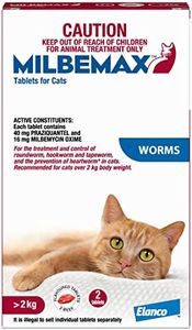 MILBEMAX CAT 2 TABS OVER 2KG BODY WEIGHT