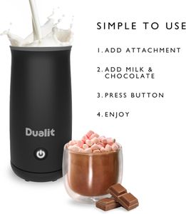 Dualit Hot Chocolate Maker – 340ml Electric Drink Frother