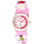 Ravel Girl's Pink Bee Time Teacher Watch - Analogue Quartz - R1513.83