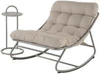 Grand patio Rocking Chair with Side