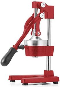 SOGA Commercial Manual Juicer Hand Press Juice Extractor Squeezer Orange Citrus Red