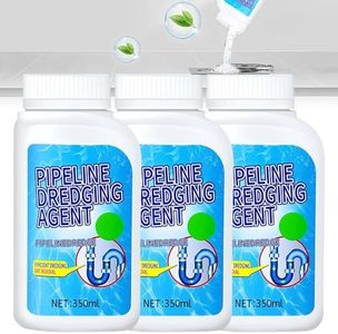 Powerful Pipe Dredging Agent, 2025 New Drain Cleaner Multi-Purpose Pipe Cleaner for Kitchen Bathroom Toilet, Easy Use Pipeline Dredge suitable for Home Users (Pack of 3)