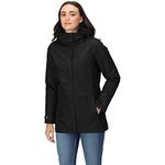 Regatta Women's Myla II Waterproof Insulated Parka Jacket - Black, 14