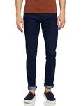 Spykar Men Raw Blue Cotton Stretch Slim Fit Narrow Length Clean Look Low Rise Jeans (Skinny)