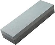 FIXTOOLS Durable Sharpening Stones, One Side 120 grit, One Side 240 grit Wear-Resistant Fusiform Shaped Sharpener Fine Medium Grit Whetstone for Scissors, Knives, Axes, Chisel Tools, and Blades