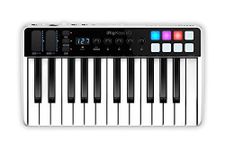 IK Multimedia iRig Keys I/O MIDI 25 - MIDI Keyboard, Portable Piano Keyboard, for Mac, iPhone and iPad, 25 Keys, 8 Pads, Music Production Station, Software and Applications