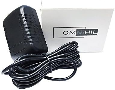 [UL Listed] 8 Foot Long Omnihil AC/DC Power Adapter Compatible with X Rocker Pro Pedestal Bluetooth Wireless Video Gaming Chair Power Supply