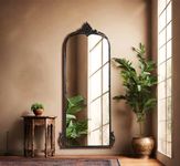 CORSICA DESIGNS 60x24 Victorian Metal Full Body Mirror for Living Room, Bedroom and Corner, Full Length Mirror in Big Size, Saint Gobain Glass, Wall Hanging and Standing