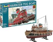 Revell 05207 Harbour Tug Boat 1:108 Scale Unbuilt/Unpainted Plastic Model Kit