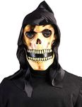 Forum Novelties unisex-adult Adult Hooded Scary Costume Mask, Death, Default