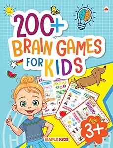 Brain Boosting Activity Book for Kids - 200+ Activities for Age 3+ - Kids Activity Book - Early Learning - Activities for Children: Maths, English, Mazes, Spot the Differences, Word Search