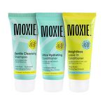 Moxie Beauty Wavy Essential Travel Trio | Boosts Definition & Retains 94% Moisture | Gentle Cleansing Shampoo (50ml), Ultra Hydrating Conditioner (50ml) & Weightless Leave-In Conditioner (50ml)