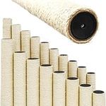 eyepower 7.4 cm Thick: 45 cm Cat Scratching Post Replacement - M8 Extra Sturdy Scratch Posts - 100% Sisal Fabric - Sturdy Cat Pole Spare Parts - Climbing Tree Rope Replacement Scratcher Poles for Cats