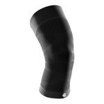 Bauerfeind Sports Compression Knee Support Sleeve | Improved Muscle Control and Blood Flow | Grip Technology for Secure Hold | Lightweight Breathable Washable | Made in Germany- Black, Small