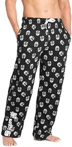 The Mandalorian Pantaloni Pigiama Uomo in Cotone, Pantaloni Uomo da Casa (S, Nero/Grigio)