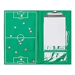 Champion Sports Magnetic Soccer Clipboard Set (Green)