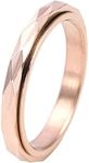 Epinki Women's Rings, 3MM Stainless