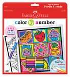 Faber-Castell Color by# Foodie Friends Kit – 5 Washable DuoTip Markers