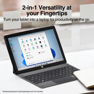 Fusion5 10" Windows 11 Tablet – 10-Inch Touchscreen PC