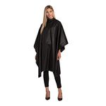 Betty Dain Signature Cosmix Coloring / Styling Cape with Chemical-proof Panel, Black