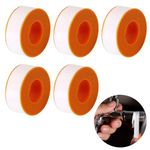 Uskerb 5-Pack Premium PTFE Plumbers Tape – Waterproof Thread Sealant Tape for Leak-Proof Plumbing