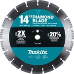 Makita E-02646 14" Diamond Blade, Turbo, Hard Material