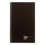 Blueline Account Book, Perfect Binding, 3 Columns with Description, 200 Pages, 12-1/2" x 7-5/8", Black (A790200.03)