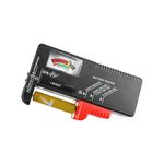 Battery Tester Checker, Universal Small Battery Tester for AAA AA C D 9V 1.5V, Button Cell Batteries Checker - Small Volt Checker for All Batteries - 1 Pack
