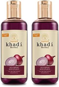 VAGAD'S KHADI HERBAL GRAMODAYA Red Onion Anti-Hair Fall Shampoo, 210ml each (Pack of 2)