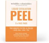 Wrinkles Schminkles Face Polishing Peel Pads - x5 Daily-Use Anti Aging Resurfacing Peel Pads - Glycolic Acid Peel Pads to Treat Uneven Skin Tone, Textured Skin, Enlarged Pores & Wrinkles on Face