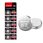 Warriors 5X 1632 CR1632 Coin Button Cell 3V 3 Volt Lithium Batteries Battery 5X Child Resistance Safety Package Retail Pack