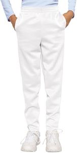 STRETCH IS COMFORT Boy's Jogger Play Pants White Medium