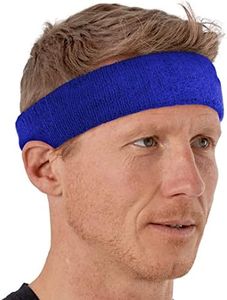 Running Headbands for Men and Women - Athletic Sweatband - Terry Cloth Bands for Basketball, Tennis, Football, Gym, Running, Cosplay & Costumes
