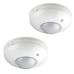 Blackt Electrotech(2 Pic Pack)Blackt Electrotech: 360 Degree Pir Motion Sensor With Light Sensor,Energy Saving Motion Detector Switch With 18 Months Warranty(Ceiling Mounted)