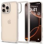 Spigen Ultra Hybrid Back Cover Case Compatible with iPhone 16 Pro (TPU + Poly Carbonate | Natural Titanium)