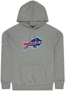 New Era Buffalo Bills NFL Team Logo Hoody Grigio Felpa con Cappuccio