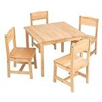 KidKraft Wooden Farmhouse Table & 4