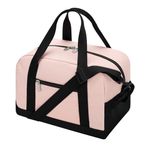 Small Gym Bag Carry On Bag - 12 inch Mini Duffle Bag Lightweight for Overnight Travel-Naked Pink