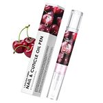 Lagunamoon Cuticle Oil Pen for Nail Care, 5ml Nail Oil Pen with Natural Ingredients to Moisturize and Nourish Dry Nails and Cuticles, Cuticle Oil to Prevent Nail Cracking and Hangnails, Cherry