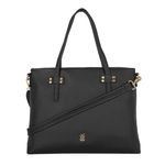 Baggit Women's Obscure Audible Combo Bag and Wallet- Black