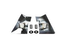 Rugged Ridge 11026.02 Mirror Relocation Bracket Kit, Stainless Steel; 97-02 Jeep Wrangler TJ