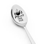 Mother's Day Gifts for Mom Cereal Spoon Gifts for Mom Mother Birthday Christmas Gifts for Mommy Mom Engraved Cereal Spoons I Love You Mom Gifts from Daughter Son Mother Mom Tea Coffee Spoon