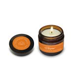 Chitshakti Aroma Candle for Home Decor and Aromatherapy - Parijat Fragrance (Pack of 1)|100% Natural Essential Oils|12hrs to 14hrs Burning Time|Pure Soy Wax|Eco Friendly Premium Candles…