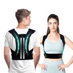 Professional Posture Corrector for Kids and Teens, Updated Upper Back Posture Brace for Teenagers Boys Girls Spinal Support to Improve Slouch, Prevent Humpback, Back Pain Relief