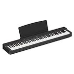 Yamaha P225B, 88-Key Weighted Action Digital Piano with Power Supply and Sustain Pedal, Black (P225B)